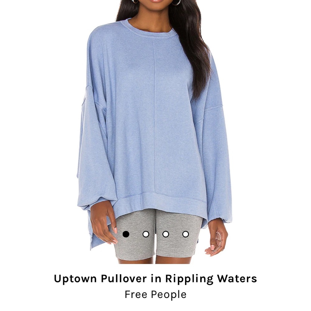 Free People blue sweater XS